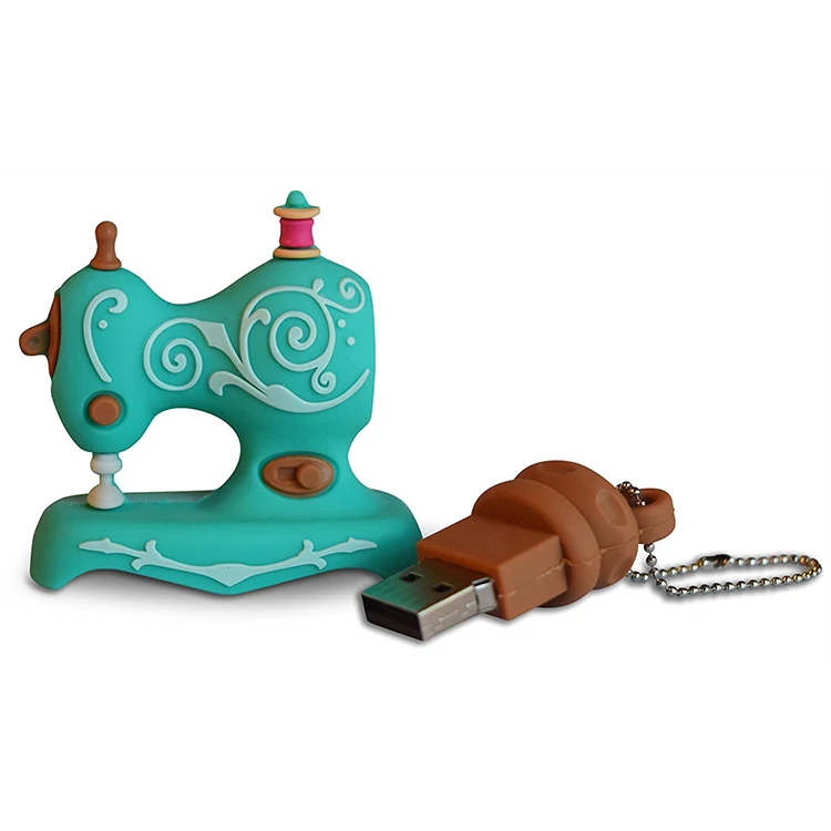4 Gb Flash Drive Pink Sewing Machine 2.0 Memory Stick Pendrive