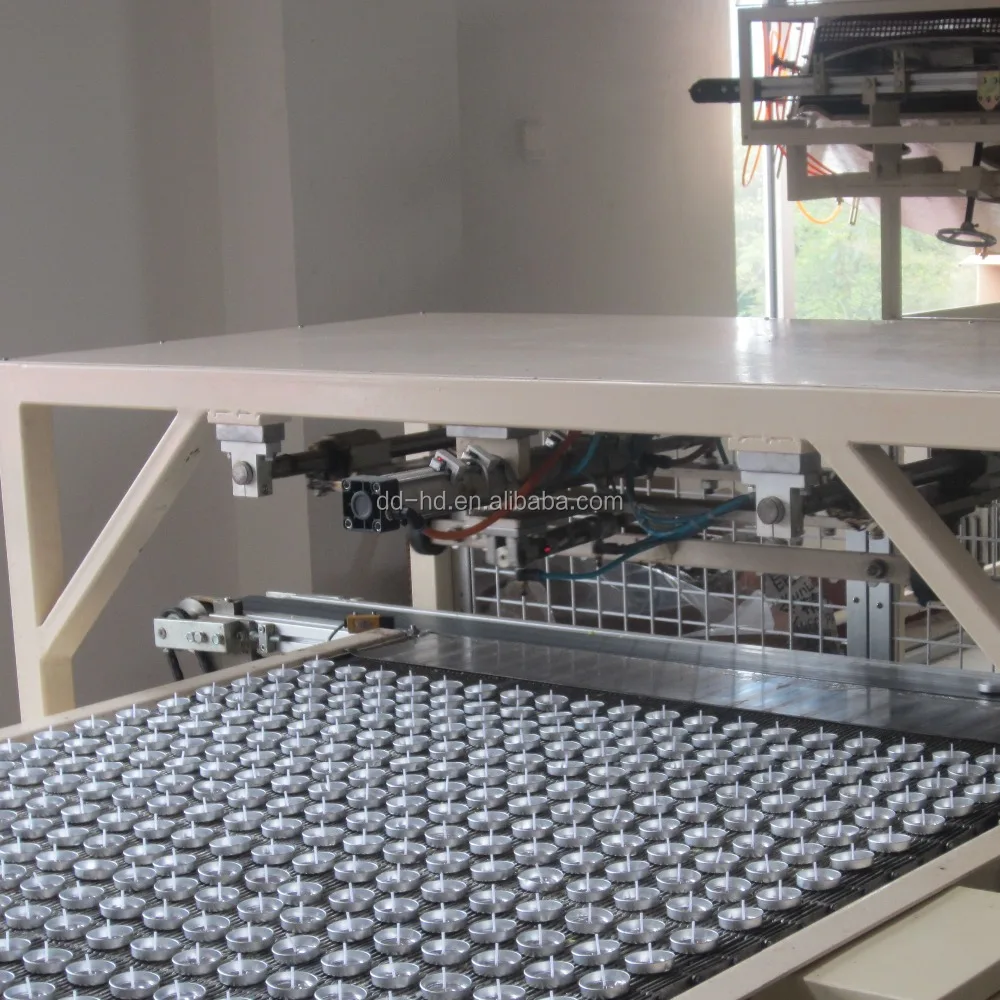 High Capacity Fast Speed Semi Auto Teaight Candle Filling Production Line Candle Making Machine
