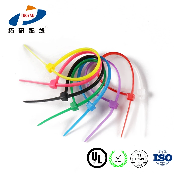 Exquisite Quality and Multi-colors Nylon Cable/Zip Ties for Bundling in Home factory