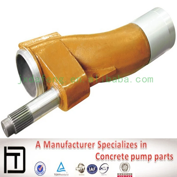 S-образный клапан для бетона запасные части бетононасоса
