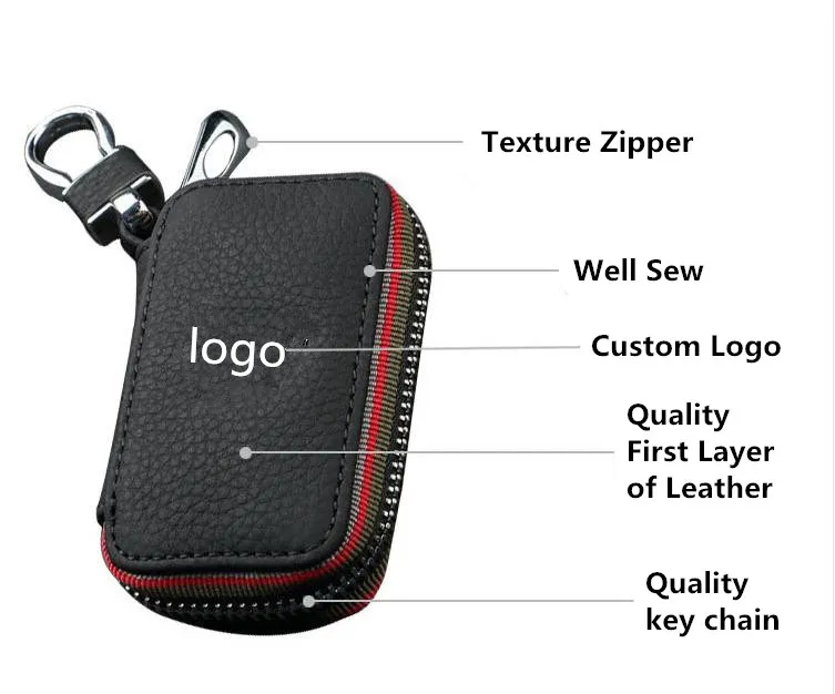Tobago Auto Key Wallet, Clemence Car Key Cover/ case for Bentley Luxugen Fiat Key