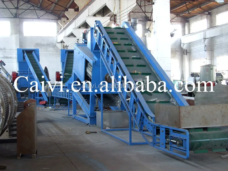 Топовая сборка для обработки пластичная бутылка рециркулируя машину широко