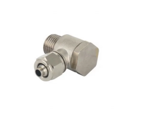 Pneumatic Components RPH Male Banjo Two Touch Fittings Brass Nickel-plated Pneumatic Rapid Fitting Articulated Quick Connectors