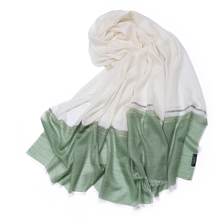IMF Ring Cashmere Soft Thin Summer Women Hijab Cashmere Scarf