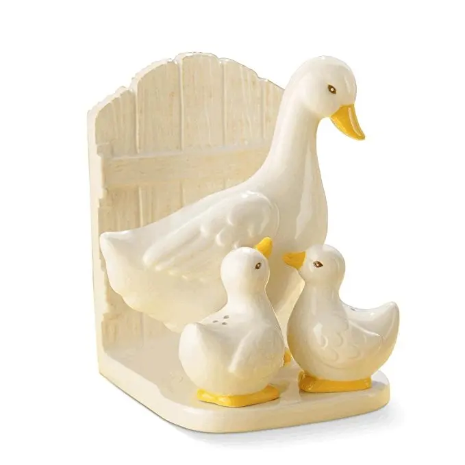 Road Duck Napkin Holder With Salt & Pepper Shakers Gift Set Kitchenware