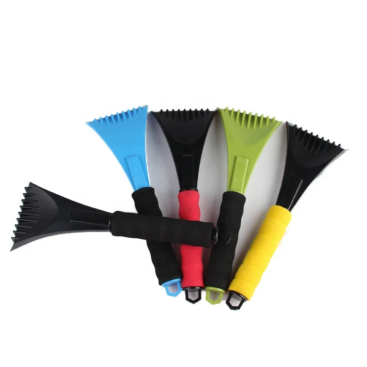 Автомобильный скребок для льда M4, скребок для снега с ручкой EVA