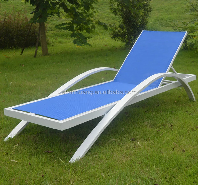 fabric beach lounger