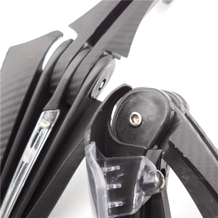 Motorcycle Handguards Motocross Hand Guards Handlebar Protector Bike Brush Wind Guard With LED Turn Signals Light