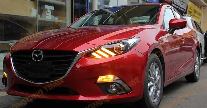 LED Front Light for MAZDA 3 Axela LED Head Lamp for Axela 2014 2015 2016 Year