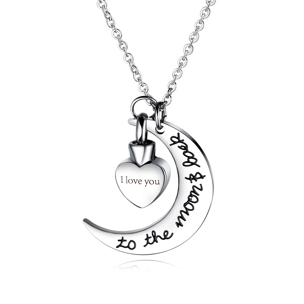 Fashion Beautifully Designed Moon Pendant I Love You To The Moon And Back Necklace Buy I Love You To The Moon And Back Necklace I Love You Necklace Moon Pendant Necklace Product On