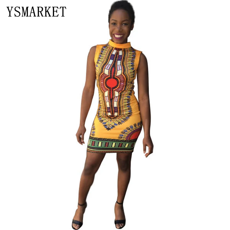 dashiki mini dress