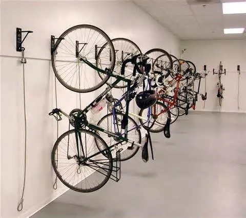 bike hook wall