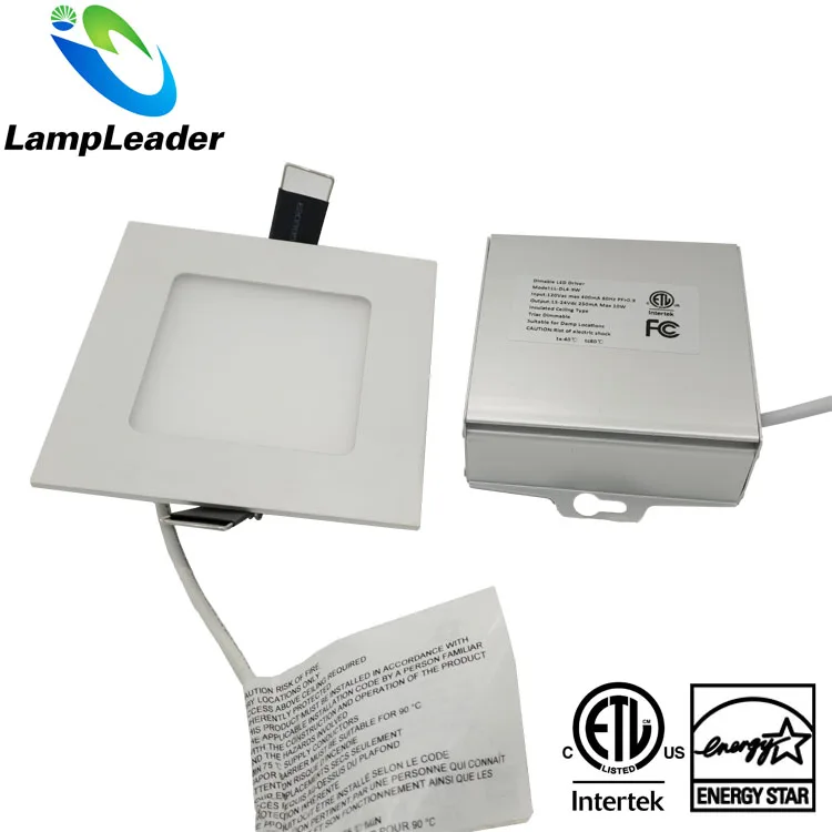 cETL Energy Star Five Years Quality Guarantee led panel light indoor led square 6W 9W 12W 15W 18W ultra slim led panel light