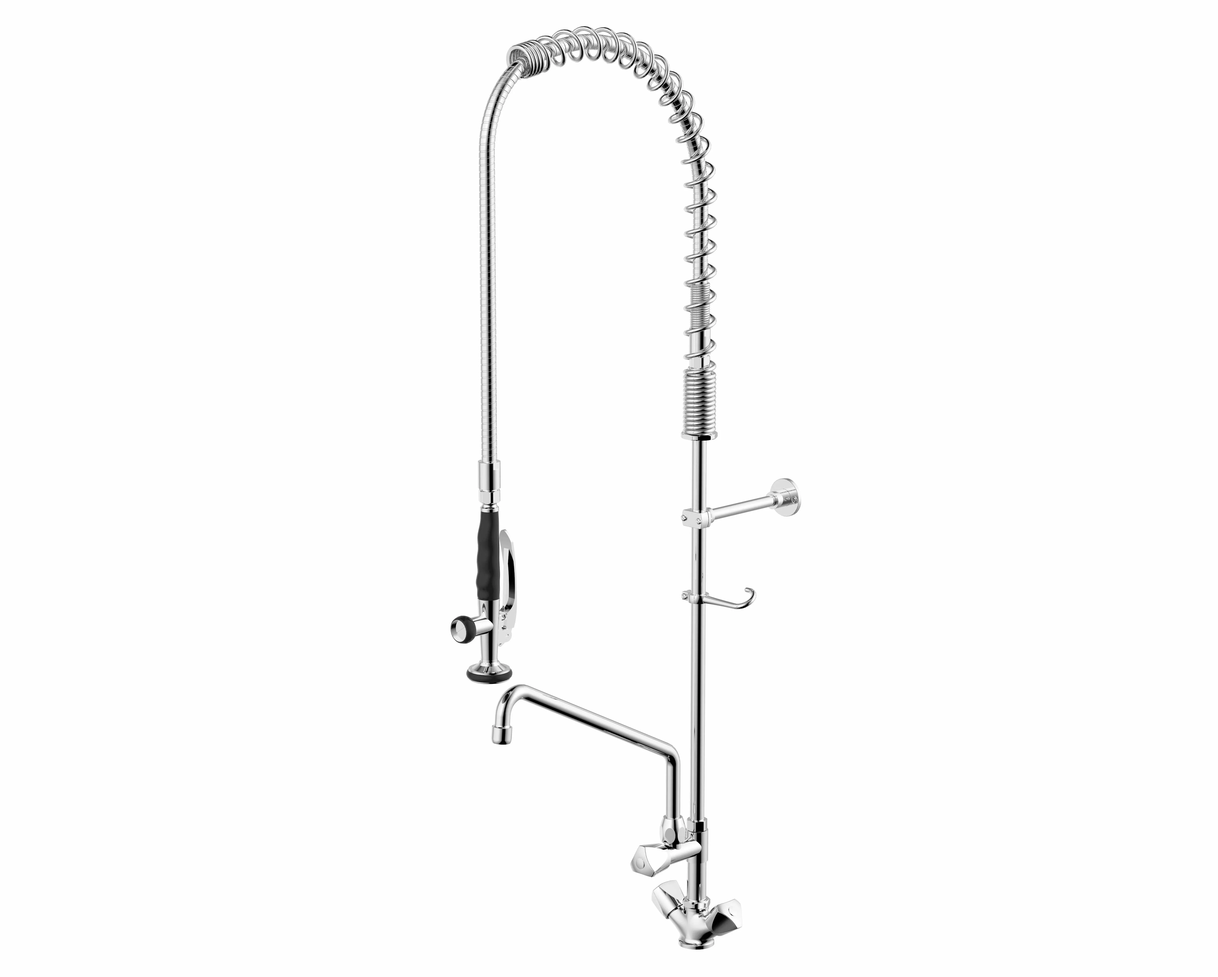 Hot New Products 2019 Two Handle Commercial Best Pull Down Kitchen Faucet Brass Mini Pre Rinse Unit With High Pressure Spray Buy Best Pull Down Kitchen Faucet For The Money