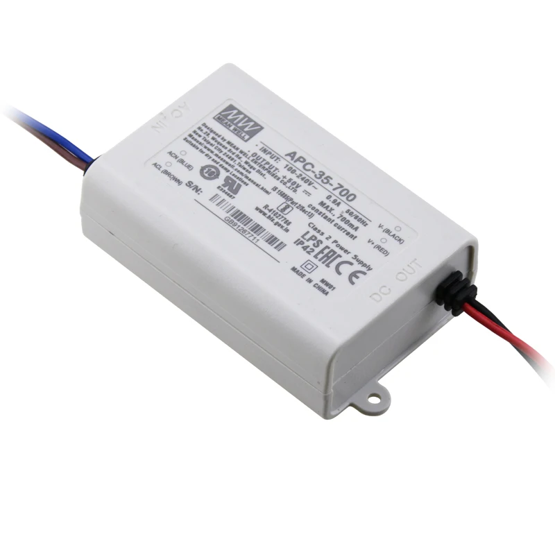 MEAN WELL APC-12-700 LED-driver Constante stroomsterkte 12 W 0.7 A 9 - 18 V/ DC Niet dimbaar, Overbelastingsbescherming 1 kopen ? Electronic