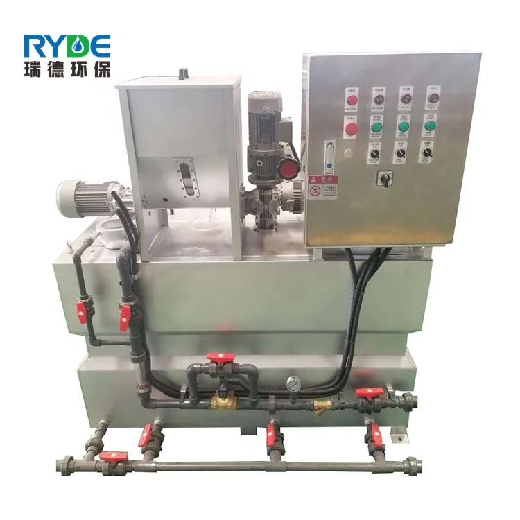 China Factory Mixing Tank Batch System Automatic Polymer Dosing Unit Flocculation Tank