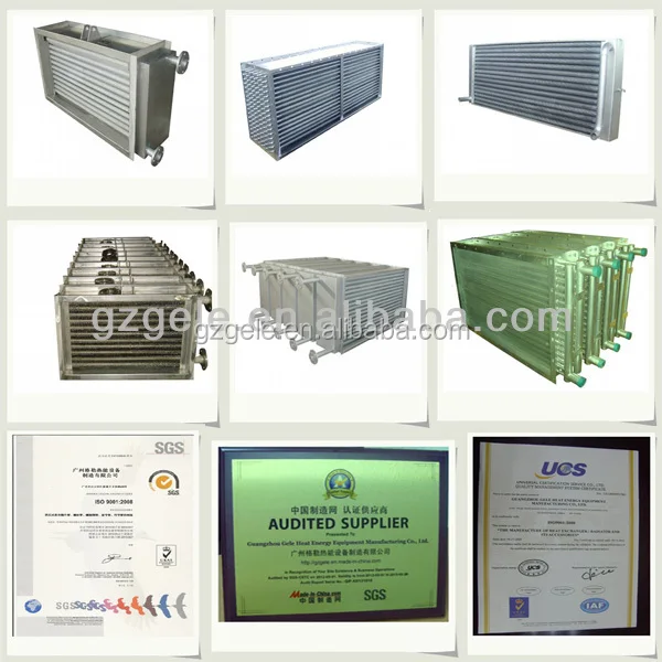 Washing Machines and Dryer Parts Copper Tube Heat Exchanger Radiator Industrial Type Price