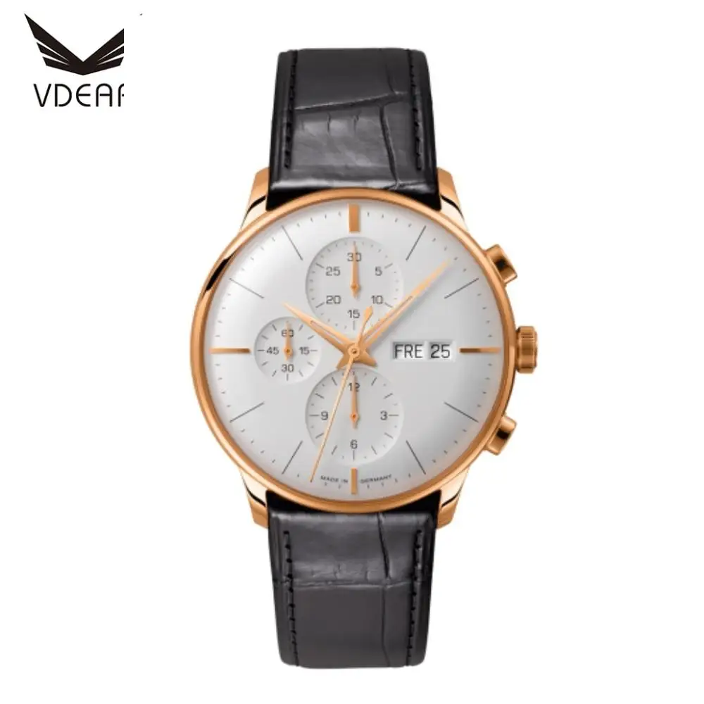 Stainless Steel Back Chronograph Men Wrist Watches China Supplier Watch Factory
