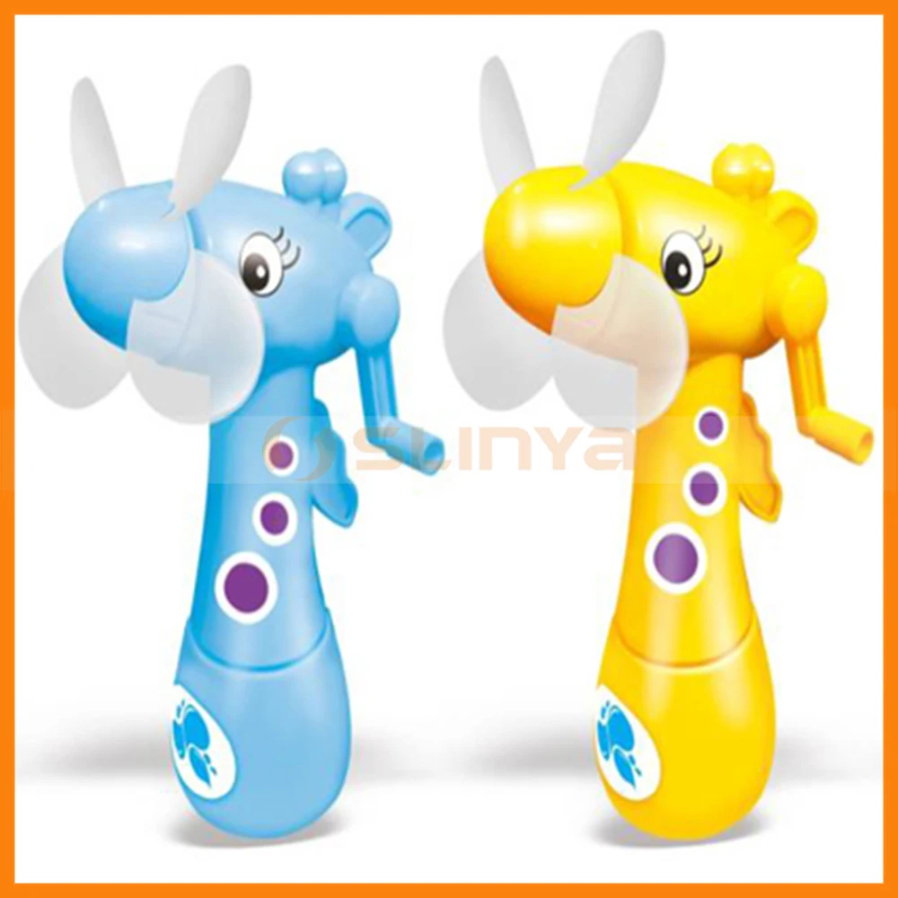 Plastic Premium Gift Mini Hand Crank Toy Fan Kid Toy Buy Toy Fan