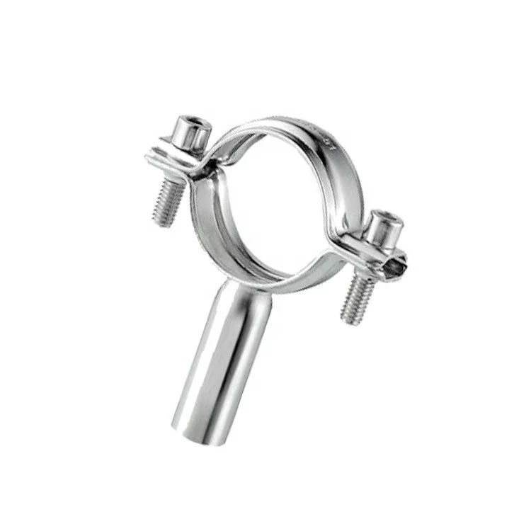 High Quality Sanitary Stainless Steel Pipe Support Clamp Bracket