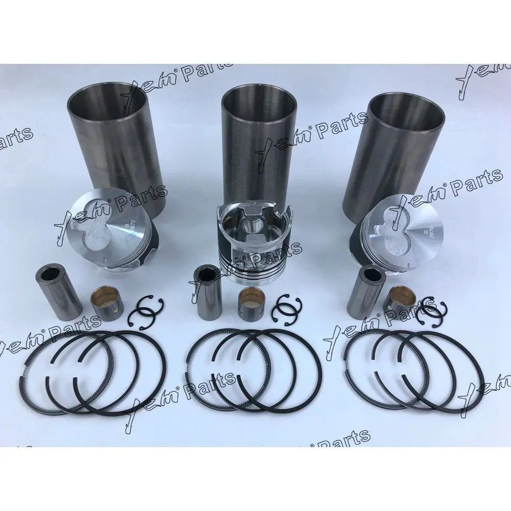 3LD1 Pistons Rings Set With Cylinder Liner for Isuzu Engine 2