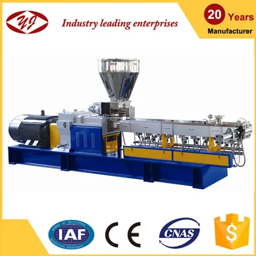 Co Rotating Parallel Twin Screw Plastic Extruder Cable Extrusion Line