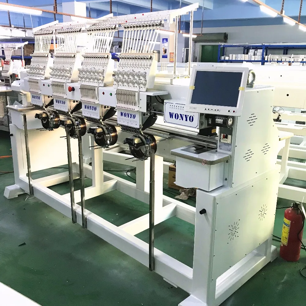 Máquina de bordar computarizada de 2 cabezales Wonyo con fabricantes y  proveedores de repuestos - Fábrica de China - Tecnología Wanyang
