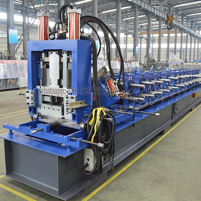 Automatic Operating High Speed Zig Zag Steel Purline Roll Forming Machine