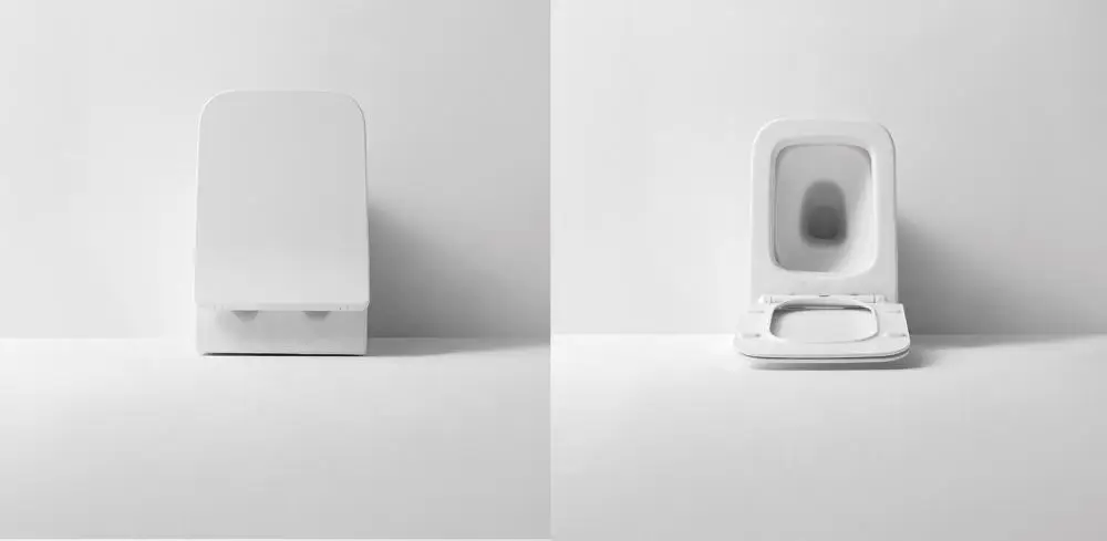 Туалетные шкафы квадратной формы без оправы