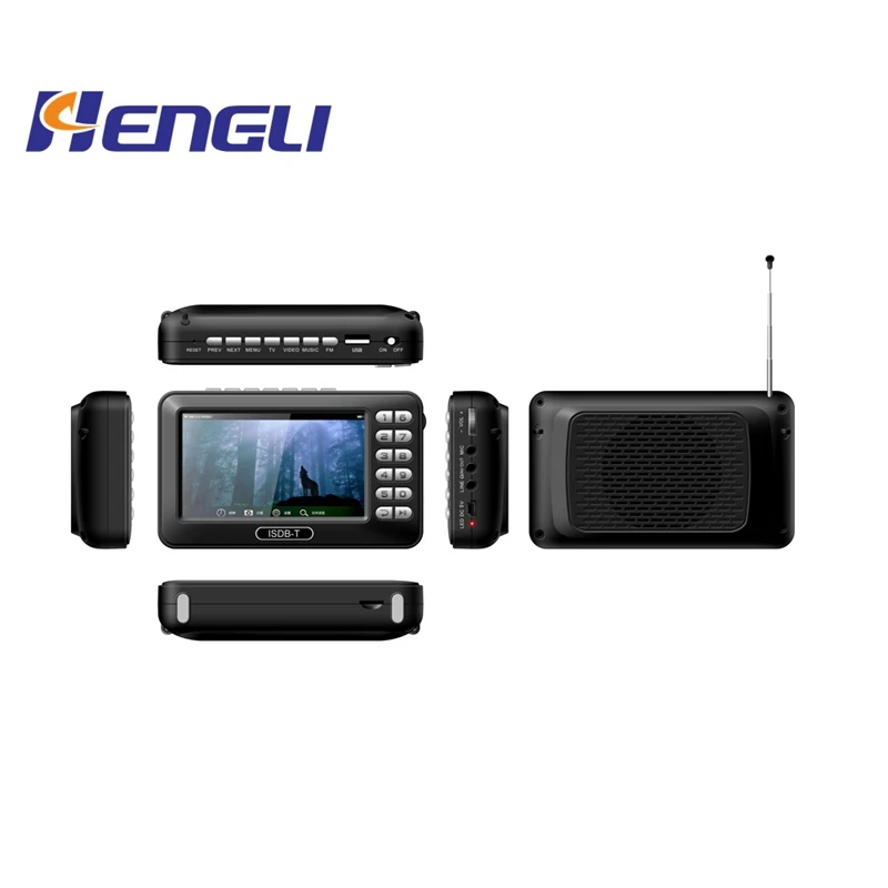 Hot Sale ISDB-T LCD Portable/Handheld/Pocket TV Free Live Streaming TV Player