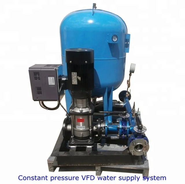 Constant Pressure Variable Frequency Drive Water Supply Pump
