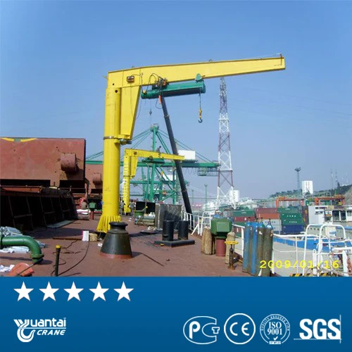 360 Degree Rotating Floor Mounted Pillar Hoist Small Jib Crane