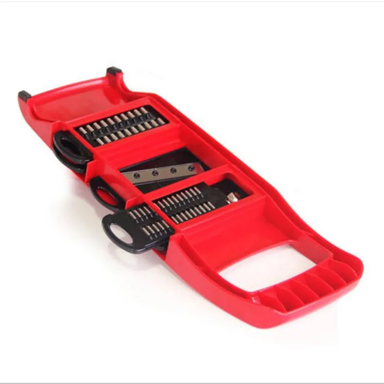 Multifunction Mandolin Vegetable Slicer  Vegetable Cutter With Container Lid 12 in 1 Magic Slicer