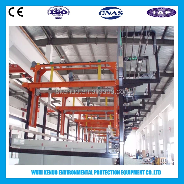 Автоматическая производственная линия для анодирования алюминия с бтиз-выпрямителем