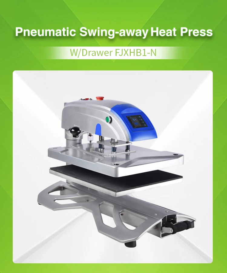 16 x 20 heat press swing away on stand automatic tshirt press machine