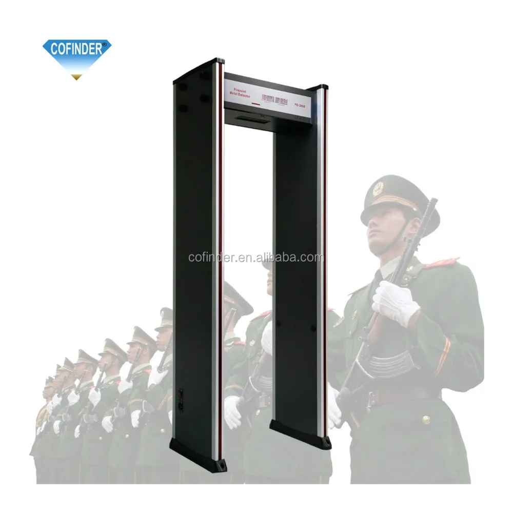 Cofinder фабрика высокая чувствительность и водонепроницаемый Walkthrough металлоискатель 6 зон двери рамки металлоискатель со светодио дный светодиодной дисплей