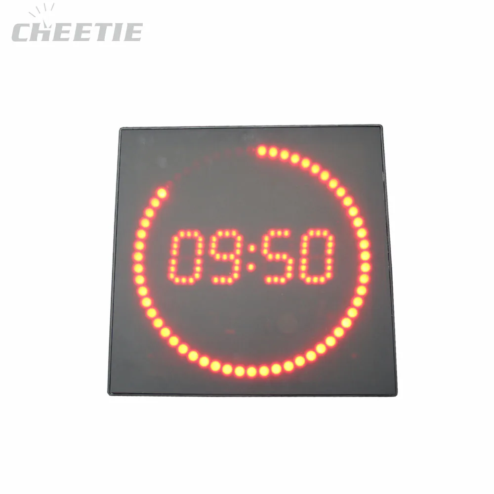 CHEETIE CP100 Good Quality Home Decor LED Custom Wall Clock Sound Alarm Clock Handmade Wall Clocks
