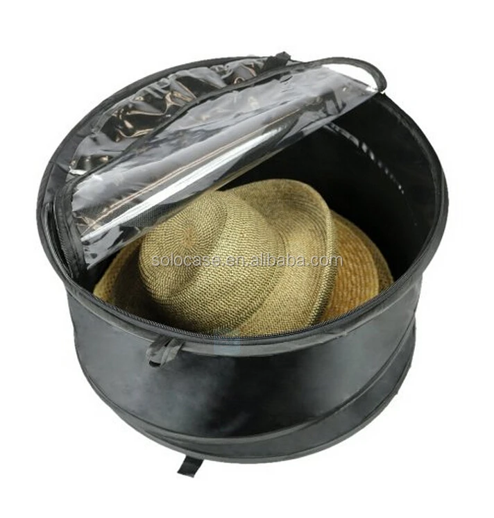 Hat Storage Travel Bag Round Hat Box 