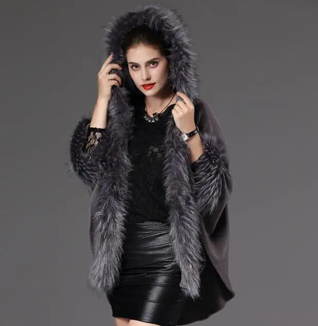 cardigan with fur sleeves