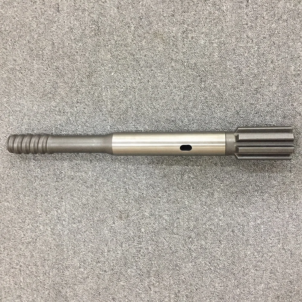 Multi Function Furukawa Rock Drill Spare Parts 590mm HD712 T45 Shank Adapter