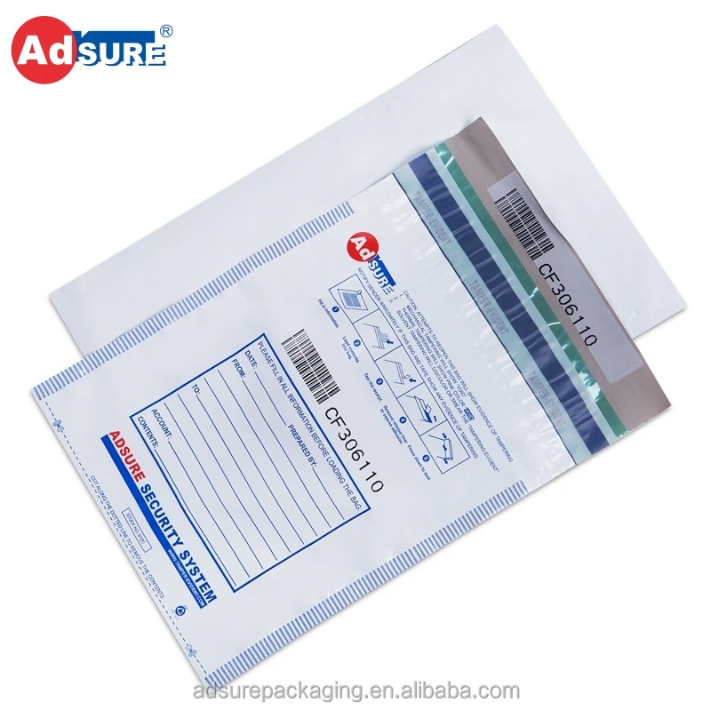 Tamper Evident Plastic Biodegradable Security Bags with Void Level 4  Adhesive Closure - China Tamper Proof Bags, Security Bags