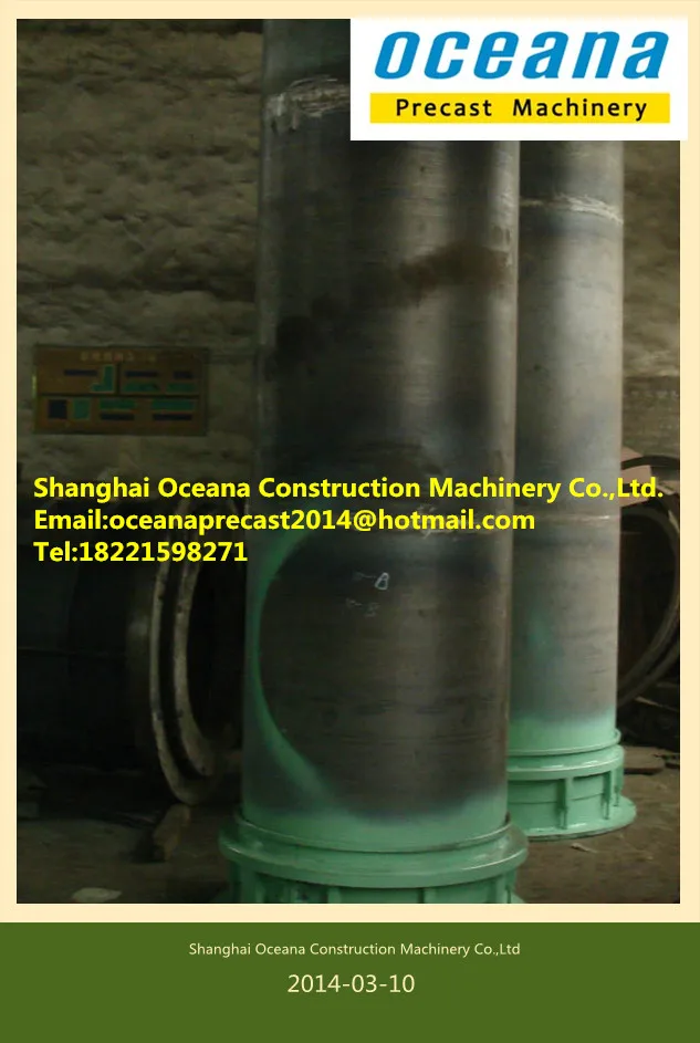 Полностью Автоматическая Вертикальная вибрационная машина для изготовления бетонных труб для линейной трубы HDPE и люков