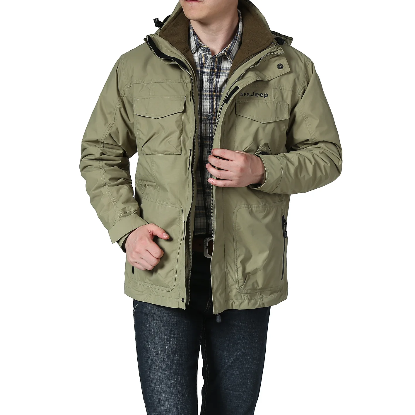 Columbia Men's Watertight II Front-Zip Hooded Rain Jacket We'll get you geared up, excited and ready for outdoor adventures of all kinds with top brand clothing & gear, fresh tips and expert advice.