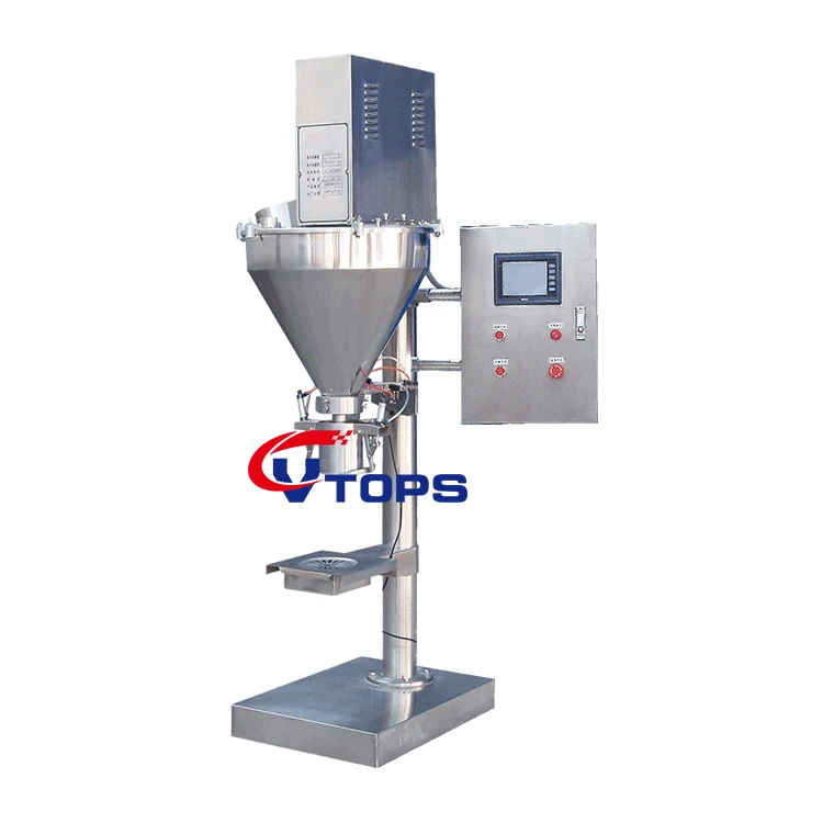 Semi Automatic Auger Powder Filling Machine with Clamp and Hold Device for Pouch Doypack Bag