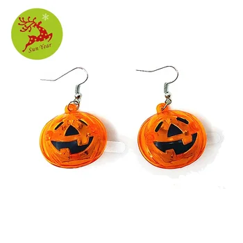 Halloween LED light up flashing earring for holiday event
