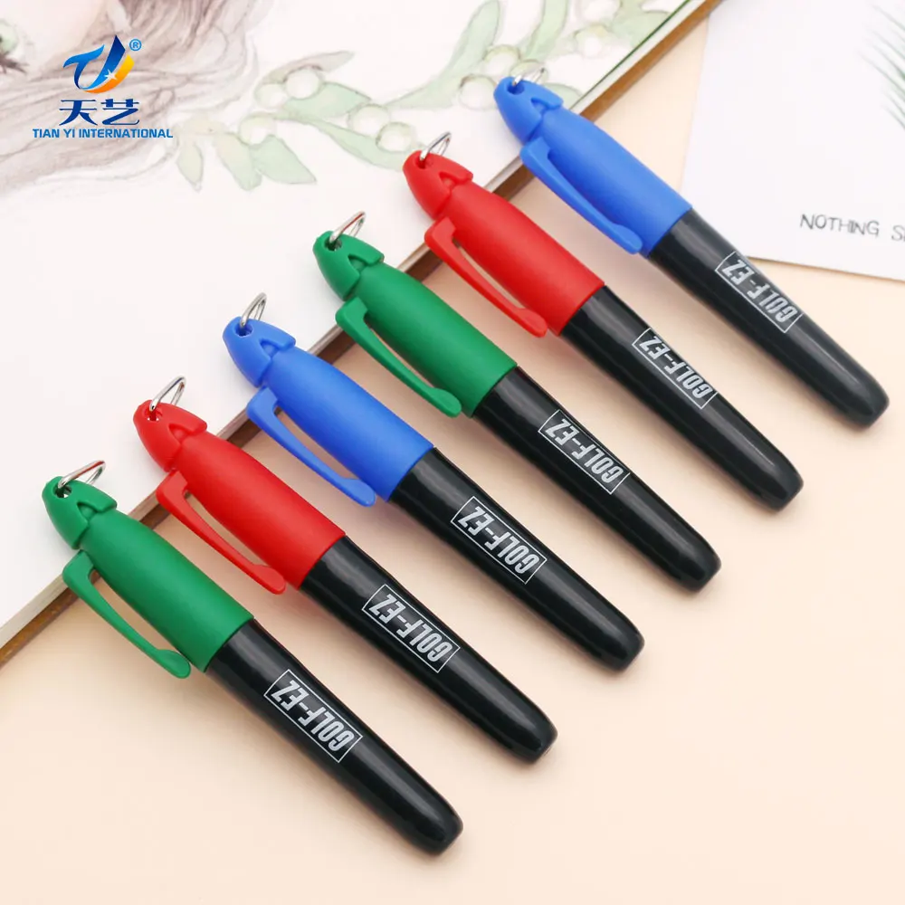 Многоцветный Перманентный мини-маркер с крючком, маркер по хорошей цене