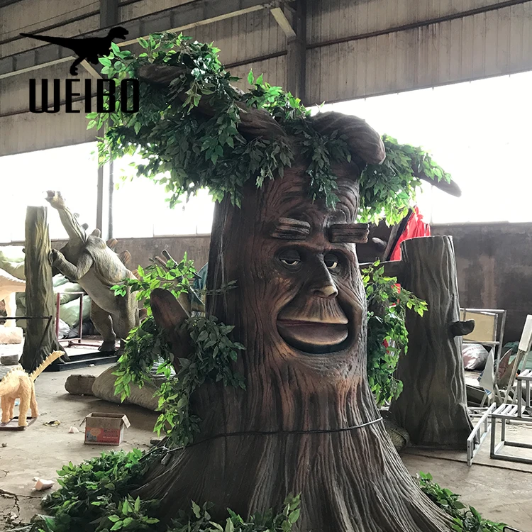 Theme Park Cartoon Style Talking Tree for Decoration