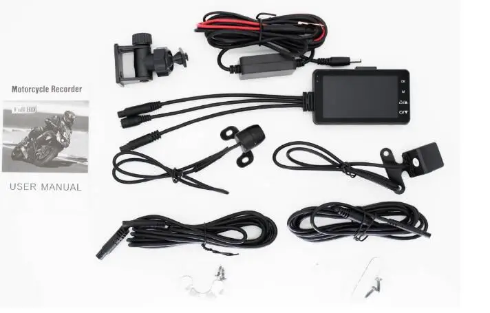 Dual Camera Motorcycle Video Recorder Tachograph Car DVR Durable Driving Recorder Night Vision Dash Cam Motor Recorders