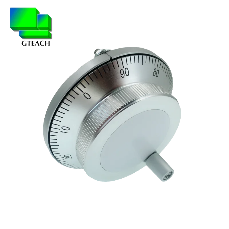 diameter 80mm 100 ppr pulse 5V DC MPG handwheel encoder for CNC system CNC Mill Router Manual Control