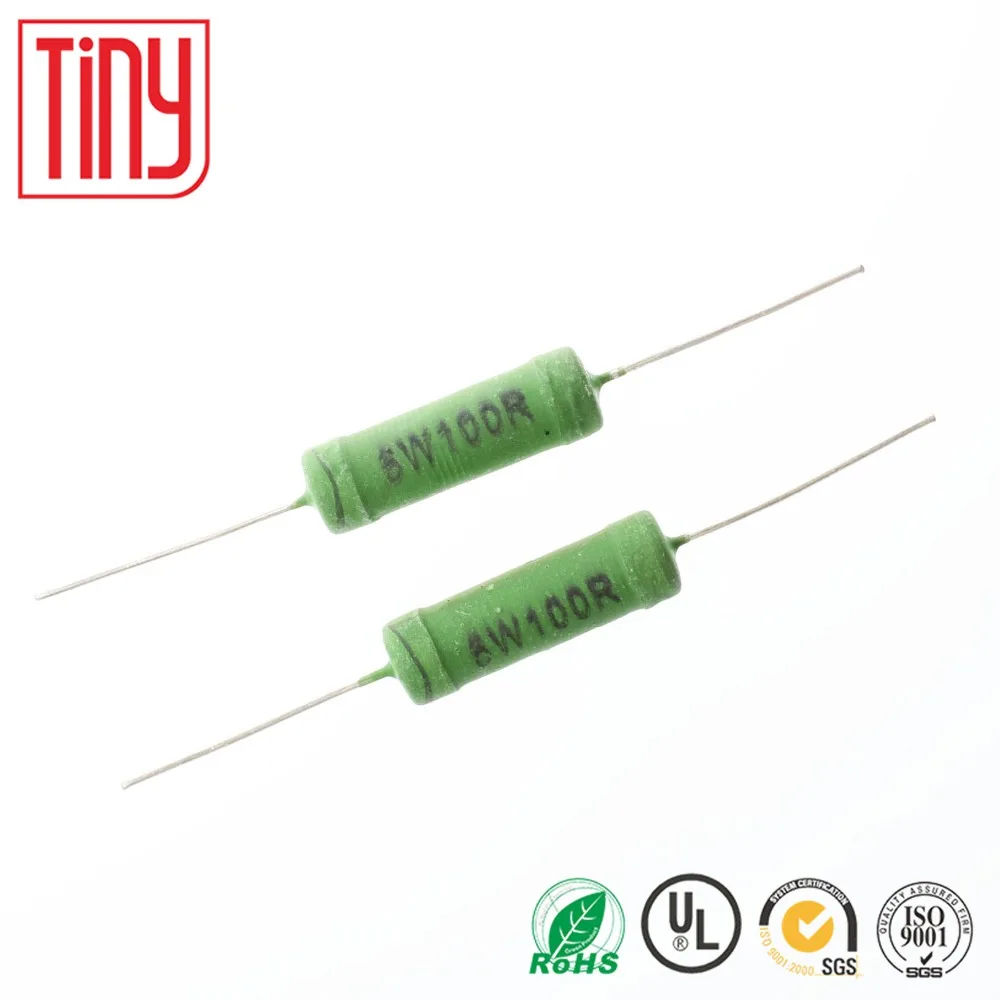0024 Charbon couche résistance resistor 100 Ohms 1 W 5% 10 Pièce